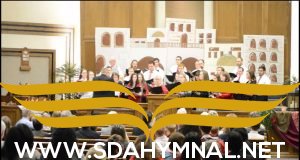 sda hymnal  as it fell upon a