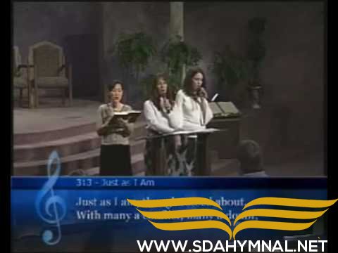 sda hymnal  just as i am