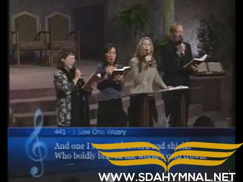 sda hymnal  i saw one weary