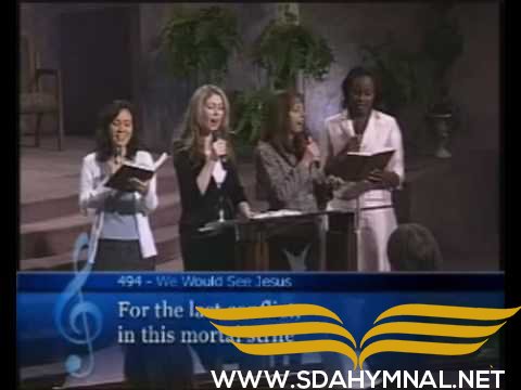 sda hymnal  we would see jesu