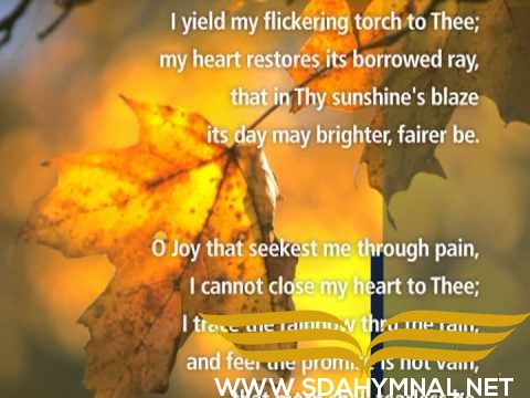 sda hymnal  o love that wilt n